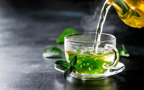 المثبطات الطبيعية للشهية الشاي الأخضر